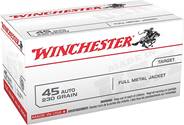 Winchester Ammo USA45AVP USA  45 ACP 230 gr Full Metal Jacket (FMJ) 100 Bx/5 Cs (Value Pack)